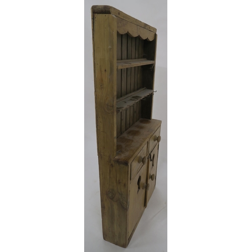 65 - A MARQUETRY HANGING CUTLERY BOX