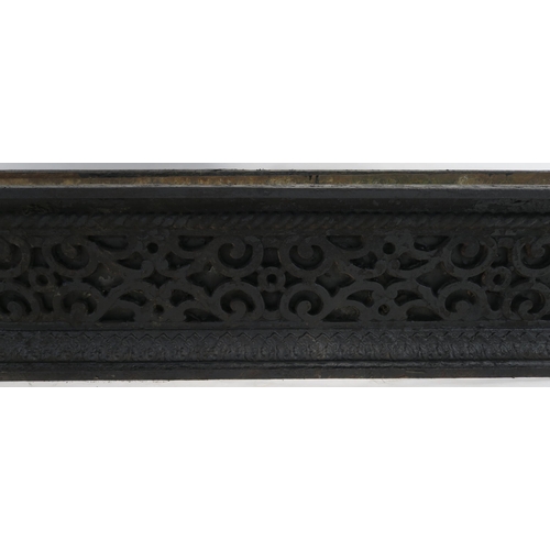 80 - A VICTORIAN CAST IRON TROUGH