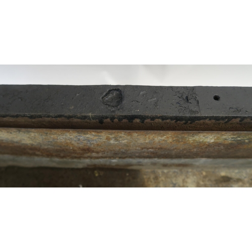 80 - A VICTORIAN CAST IRON TROUGH