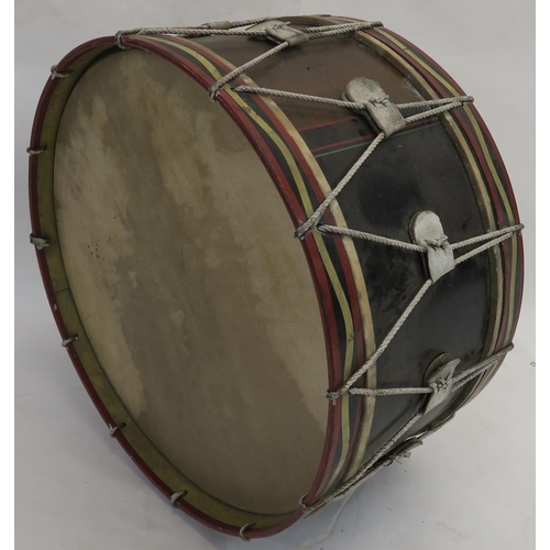 81 - A LARGE MILITARY STYLE DRUM