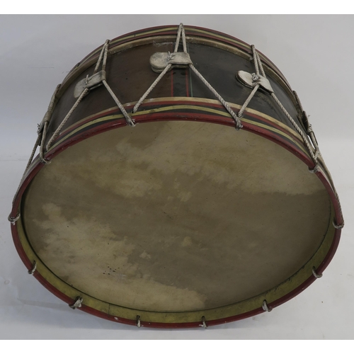 81 - A LARGE MILITARY STYLE DRUM