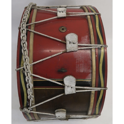 81 - A LARGE MILITARY STYLE DRUM