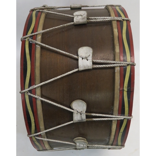 81 - A LARGE MILITARY STYLE DRUM