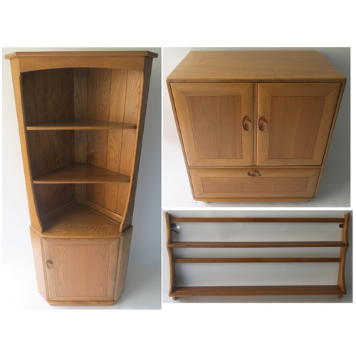 116 - AN ERCOL CORNER CABINET