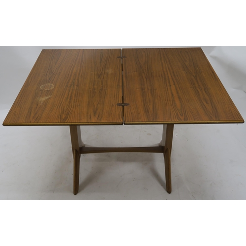 119 - A WILLIAM RENZ MID CENTURY CHERRY WOOD METAMORPHIC TABLE