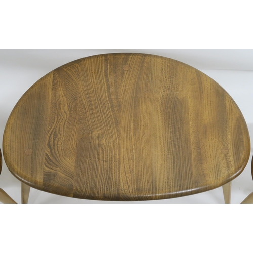 122 - A NEST OF THREE ERCOL PEBBLE TABLES