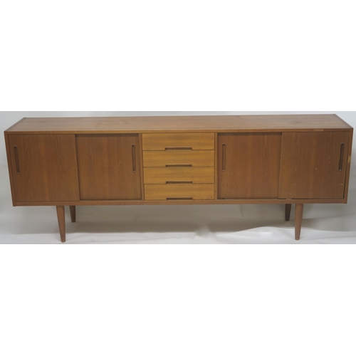 127 - A MID CENTURY NILS JONSSON FOR TROEDS TEAK SIDEBOARD