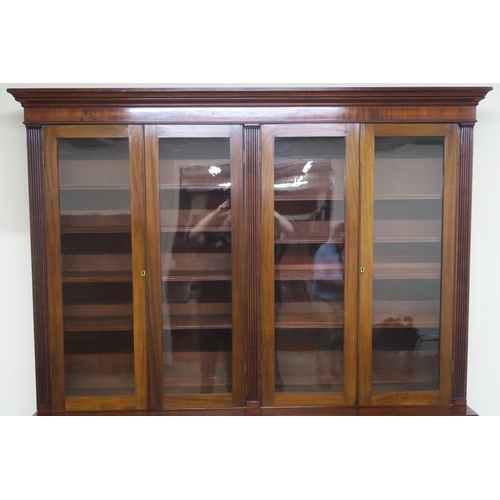 65C - A VICTORIAN MAHOGANY BOOKCASE