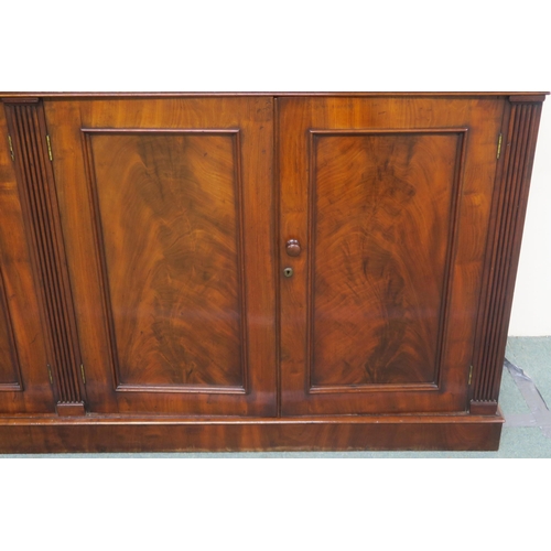 65C - A VICTORIAN MAHOGANY BOOKCASE