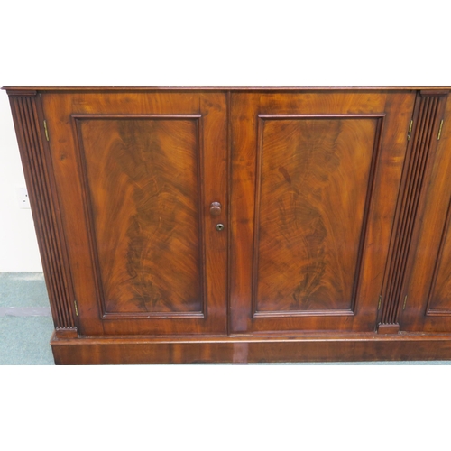 65C - A VICTORIAN MAHOGANY BOOKCASE