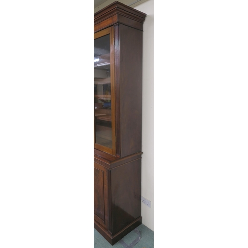 65C - A VICTORIAN MAHOGANY BOOKCASE