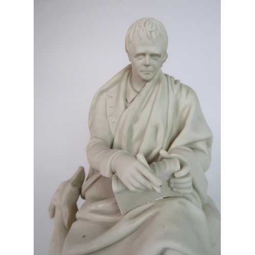 259 - SIR JOHN STEELL RSA (1804-1891) PARIAN FIGURE OF SIR WALTER SCOTT