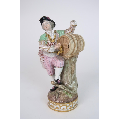 273 - A MEISSEN FIGURE OF A MAN