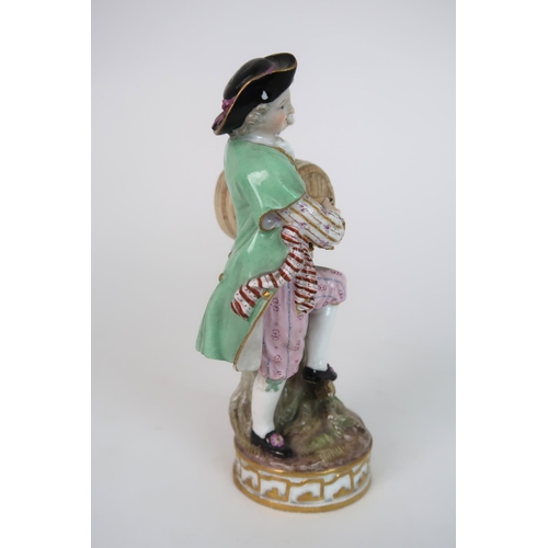 273 - A MEISSEN FIGURE OF A MAN