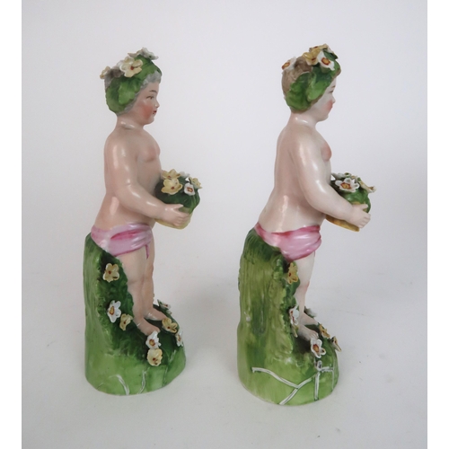 275 - THREE 19TH CENTURY SAMSON PORCELAIN CHELSEA DERBY FIGURES