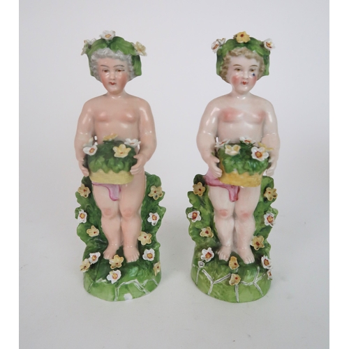 275 - THREE 19TH CENTURY SAMSON PORCELAIN CHELSEA DERBY FIGURES