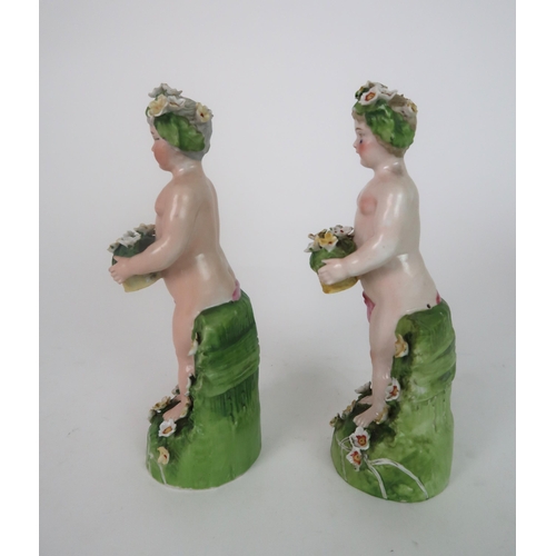 275 - THREE 19TH CENTURY SAMSON PORCELAIN CHELSEA DERBY FIGURES