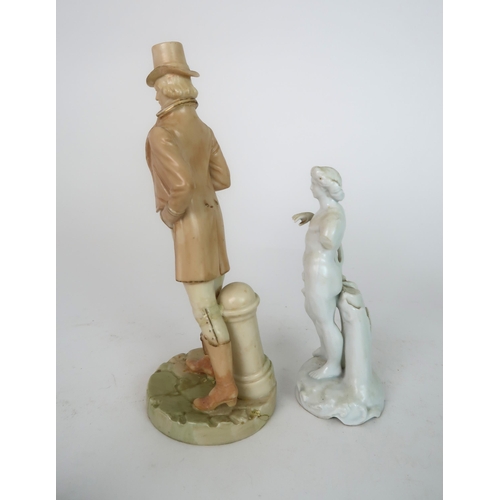 277 - A ROYAL WORCESTER FIGURE OF A MAN