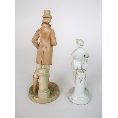 277 - A ROYAL WORCESTER FIGURE OF A MAN