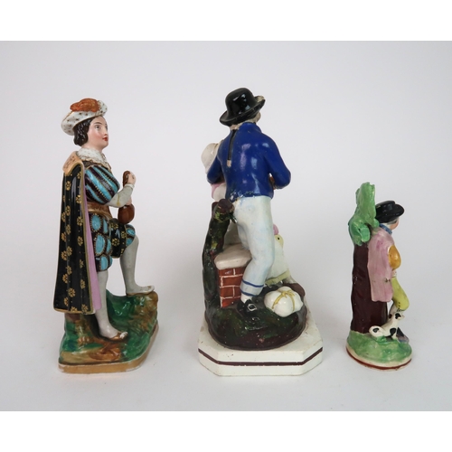 278 - TWO STAFFORDSHIRE PEARLWARE FIGURES