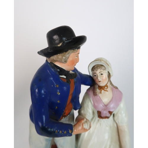 278 - TWO STAFFORDSHIRE PEARLWARE FIGURES