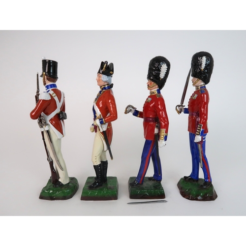 279 - FOUR SITZENDORF MILITARY FIGURES