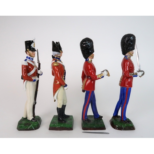 279 - FOUR SITZENDORF MILITARY FIGURES