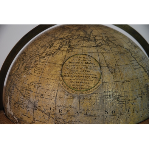 372 - A WRIGHT'S NEW IMPROVED TERRESTRIAL GLOBE