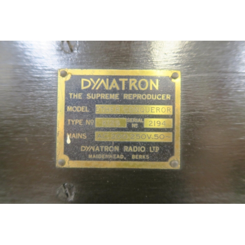 381 - A VINTAGE DYNATRON ETHER CONQUEROR  K129 RADIOGRAM