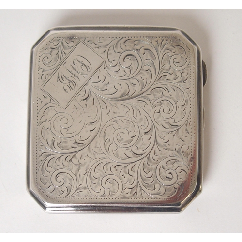 382 - AIRDRIEONIANS SCOTTISH CUP 1924: A SILVER CIGARETTE CASE PRESENTED TO JACK MACDOUGALL