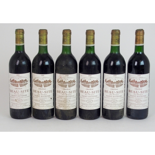 401 - ELEVEN BOTTLES OF CHATEAU BEAU-SITE  SAINT ESTEPHE  1989