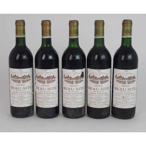 401 - ELEVEN BOTTLES OF CHATEAU BEAU-SITE  SAINT ESTEPHE  1989