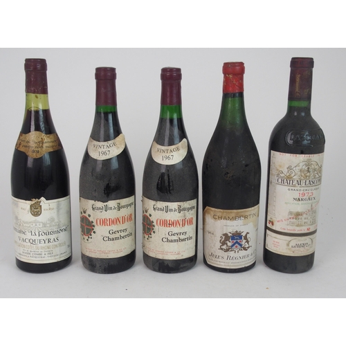 412 - TWO BOTTLES OF CORDON D'OR  GEVREY CHAMBERTIN  1967