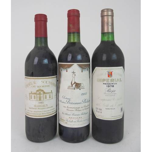 413 - SEVEN BOTTLES OF CHATEAU SOUSSANS MARGAUX  1985