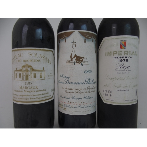 413 - SEVEN BOTTLES OF CHATEAU SOUSSANS MARGAUX  1985