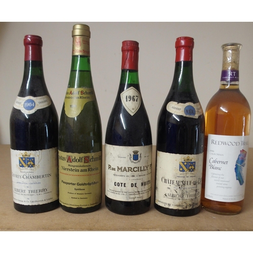 415 - THRITY-FIVE BOTTLES OF COTES DU RHONE  1971