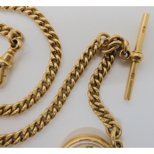 510 - AN 18CT GOLD FOB CHAIN