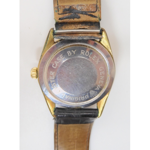 670 - A GENTS GOLD PLATED TUDOR PRINCE OYSTERDATE