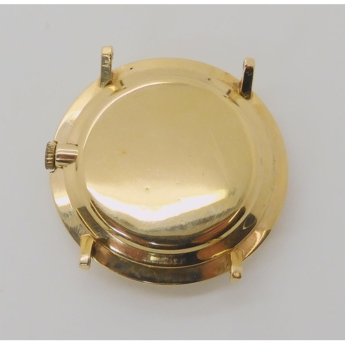 673 - A 14K GOLD GIRARD PERREGAUX WATCH HEAD