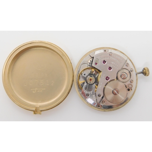 673 - A 14K GOLD GIRARD PERREGAUX WATCH HEAD