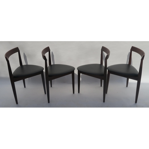 101 - A SET OF FOUR MID CENTURY HANS OLSEN FOR  FREM ROJLE TEAK DINING CHAIRS