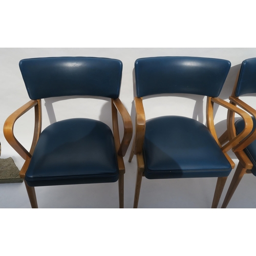 103 - A SET OF NINE BEN STOE OF FROME BEN CHAIRS