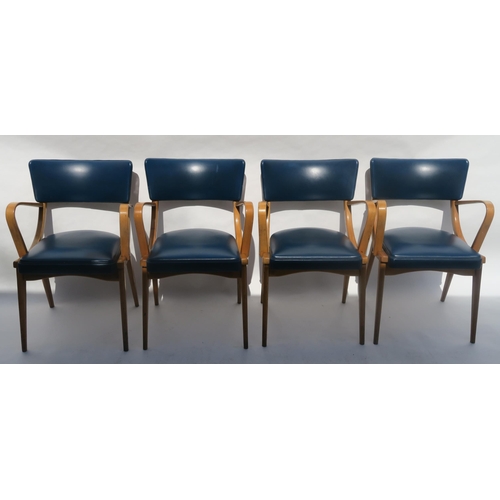 103 - A SET OF NINE BEN STOE OF FROME BEN CHAIRS