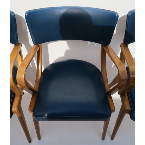 103 - A SET OF NINE BEN STOE OF FROME BEN CHAIRS