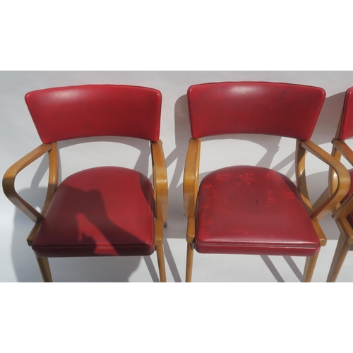 104 - A SET OF EIGHT BEN STOE OF FROME BEN CHAIRS