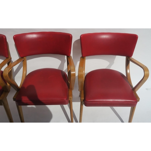 104 - A SET OF EIGHT BEN STOE OF FROME BEN CHAIRS