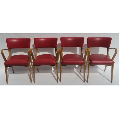 104 - A SET OF EIGHT BEN STOE OF FROME BEN CHAIRS