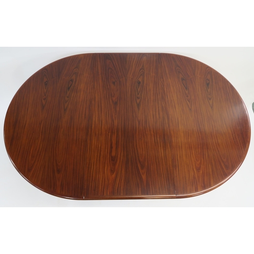 110 - A NIELS OTTO MOLLER FOR GUDME MOBELFABRIK ROSEWOOD EXTENDING DINING TABLE