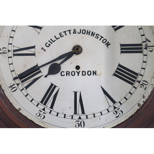 34 - A GILLETT & JOHNSTON  CROYDON STATION CLOCK