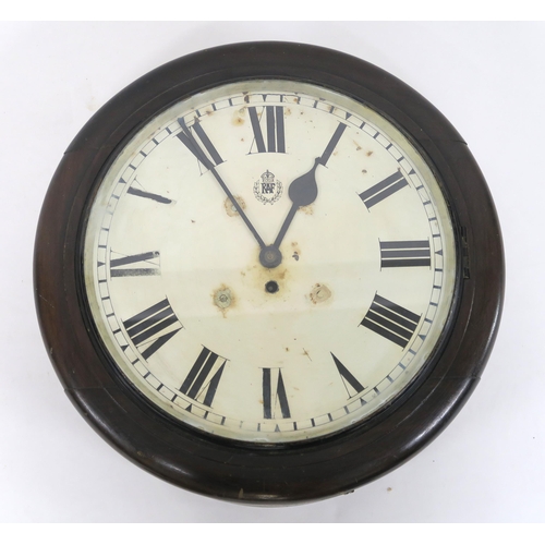 64 - AN RAF CIRCULAR WALL CLOCK